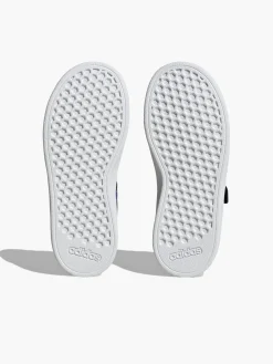 Adidas Black/ Multi-coloured Grand Court 2.0 EL K Junior Velcro Trainer