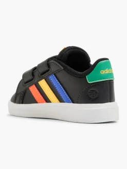 Adidas Black Rainbow Toddler Boys Velcro Trainer