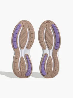 Adidas White Alphabounce + Lace-up Trainer