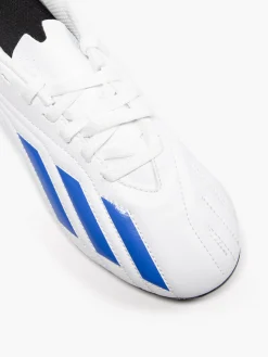 Adidas White/Blue Deportivo II FXG J Teen Lace-Up Football Boot