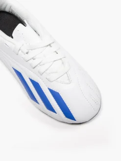 Adidas White/Blue Junior Deportivo II FXG J Lace-up Football Boot