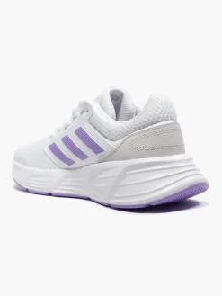 Adidas White/Violet Galaxy 6 Lace-up Trainer