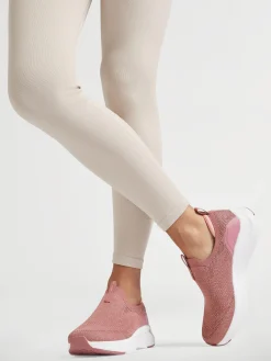 Arch Comfort Dark Mauve Slip On Trainers