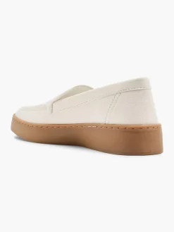Beige Bench Gum Sole Flat Loafer
