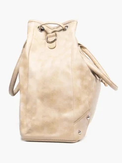 Beige Bucket Bag