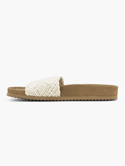 Beige Crochet Sandal