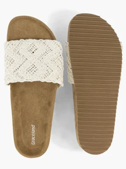 Beige Crochet Sandal