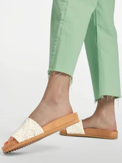 Beige Crochet Sandal