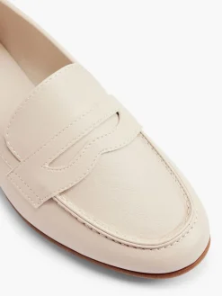 Beige Flat Panelled Loafer