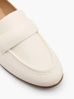 Beige Panel Detail Flat Loafer