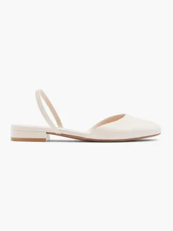 Beige Slingback Ballerina