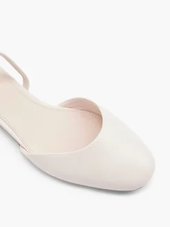 Beige Slingback Ballerina