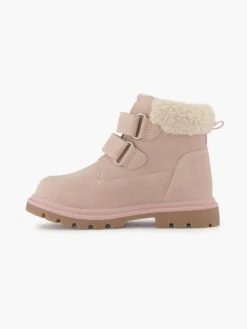 Bench Toddler Girl Fur Trim Twin Strap Boot