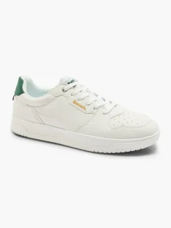 Bench White/Green Casual Lace-up Trainer