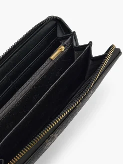 Black and Gold Monogram Purse