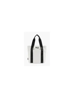 Black and White Fila Tote Bag
