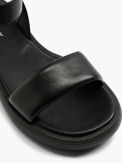 Black Ankle Strap Sandal