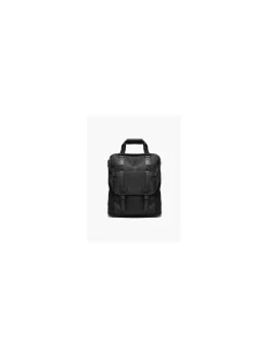 Black Backpack With Buckle Detail