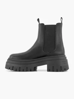 Black Chunky Chelsea Boot