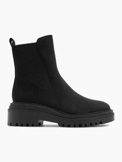Black Chunky Platformed Chelsea Boot