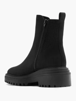 Black Chunky Platformed Chelsea Boot