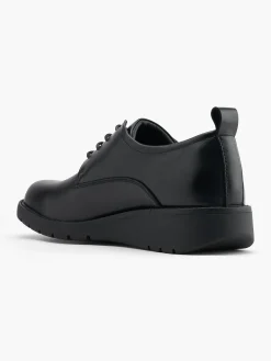 Black Classic Leather Lace Up Shoe