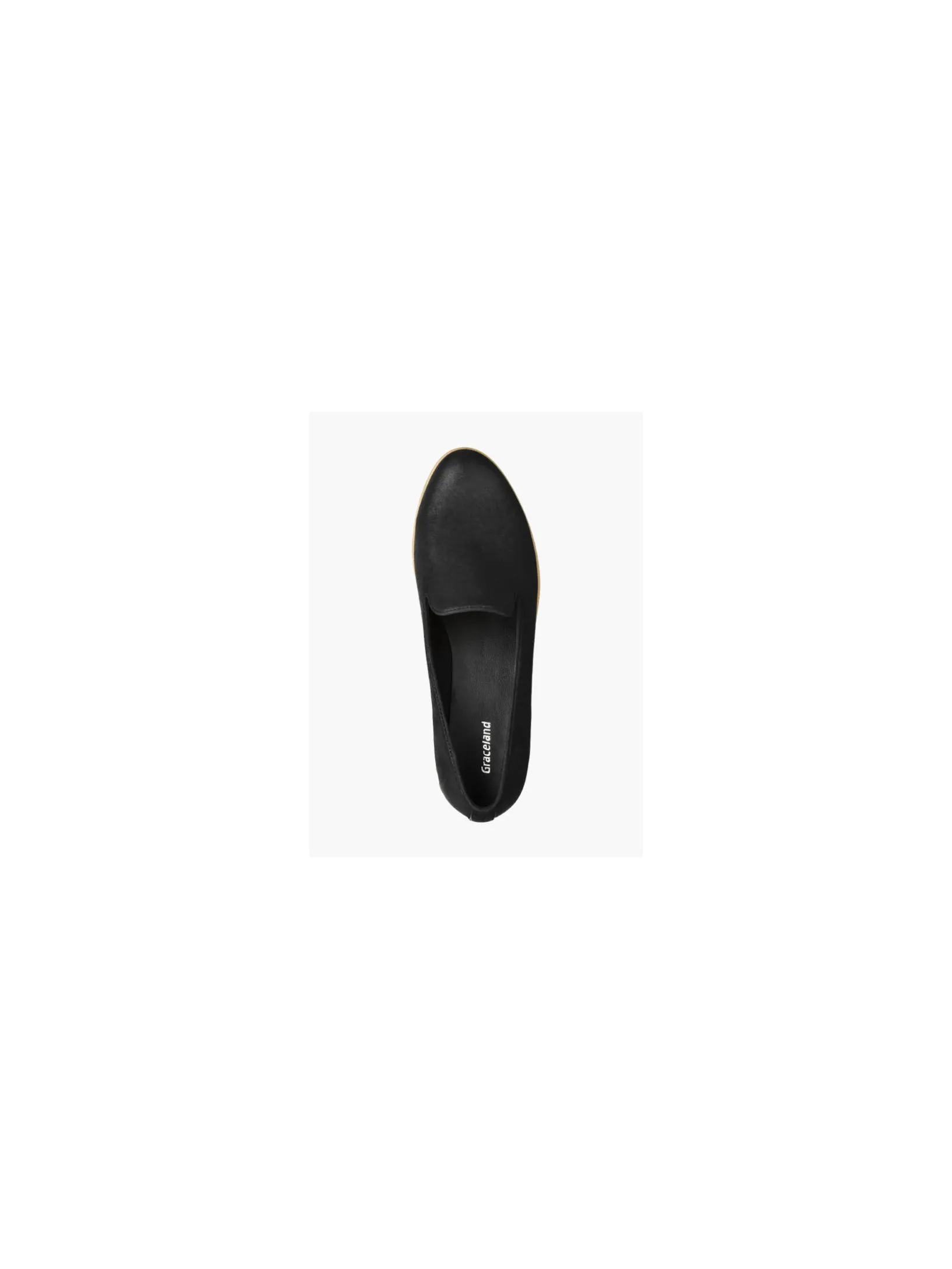 Black Contrast Slip-on Loafers