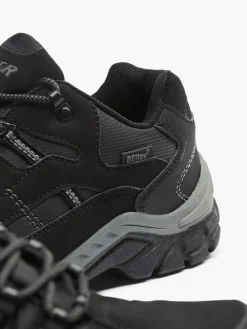 Black Dei-Tex Lace-up Hiker Shoes