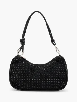 Black Diamante Covered Handbag