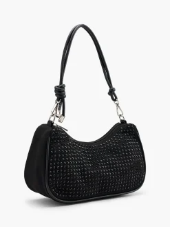 Black Diamante Covered Handbag