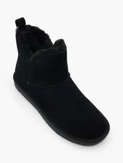 Black Faux Fur Lined Boot