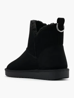 Black Faux Fur Lined Boot