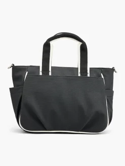 Black Fila Tote Bag With Adjustable Shoulder Strap