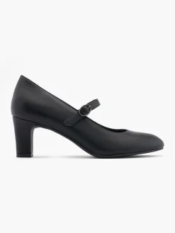 Black Formal Comfort Court Heel