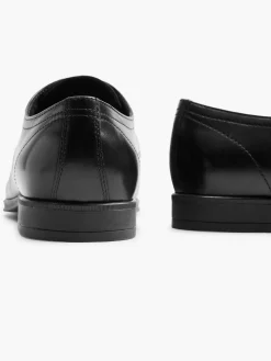 Black Formal Leather Lace-up Oxford Shoe