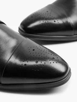 Black Formal Leather Lace-up Oxford Shoe