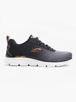 Black Gradient Skechers Trainers