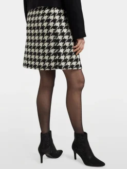 Black Heeled Ankle Boot with Gems