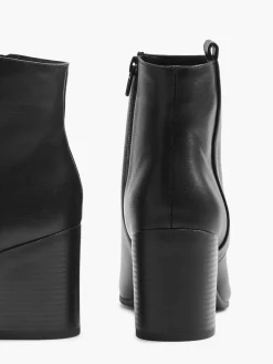 Black Heeled Ankle Boots