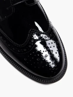 Black Lace Up Brogue