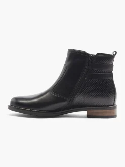 Black Leather Chelsea Boots