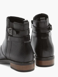 Black Leather Chelsea Boots