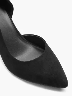 Black Open Waisted Stiletto Heel