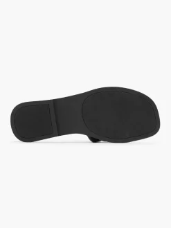 Black Padded Sandal