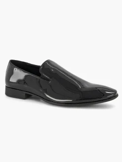 Black Patent Pump Slip On Formal Shoes