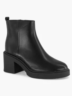 Black Platform Ankle Boot