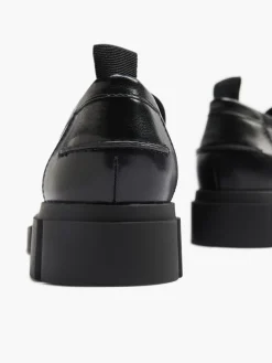 Black PU Chunky Classic Loafer