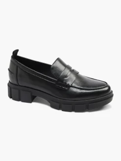 Black PU Chunky Classic Loafer