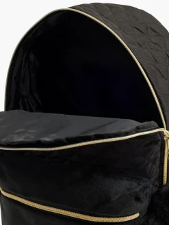 Black Quilted Backpack