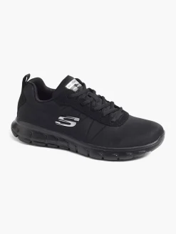 Black Skechers VIM Lace-up Trainers